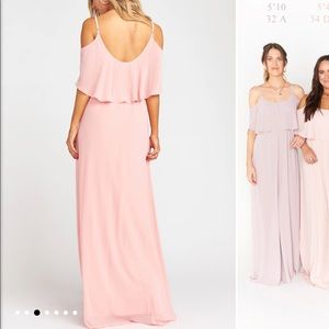 Show Me Your Mumu Caitlin Ruffle Maxi Dress size M